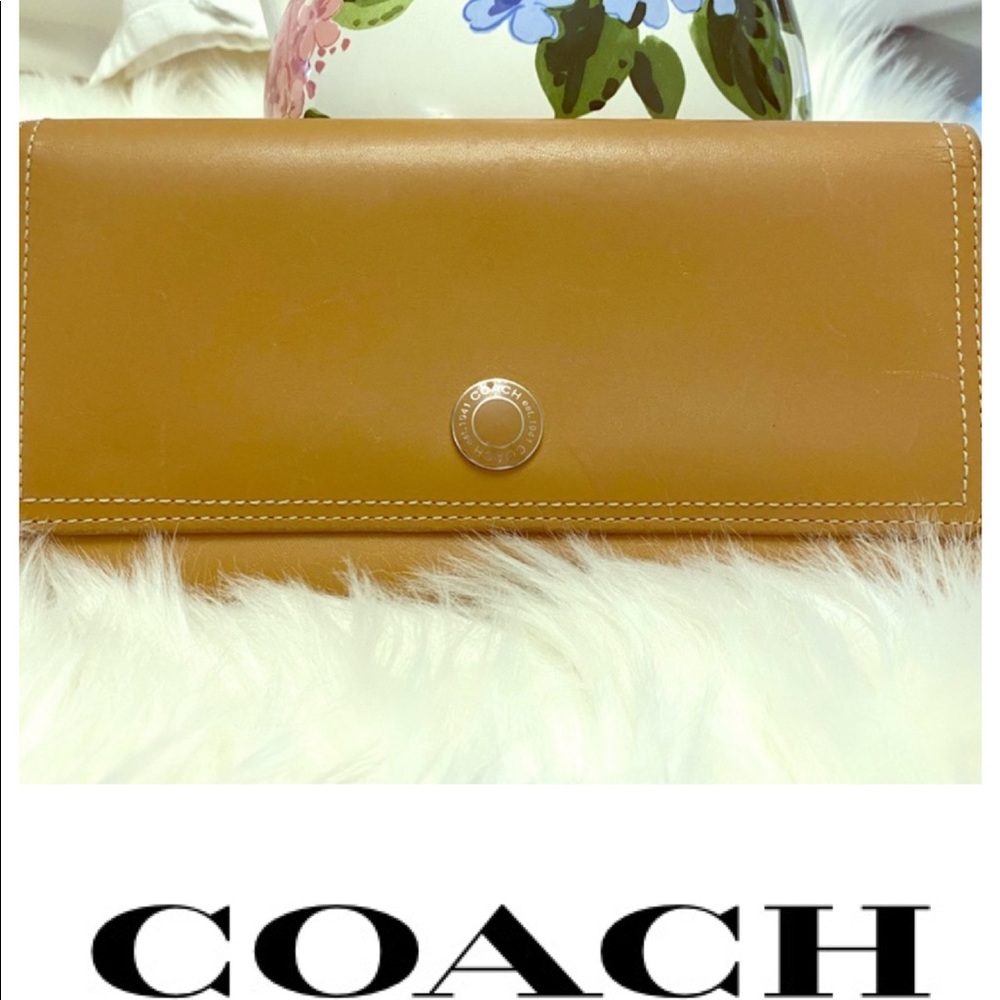 Coach leather wallet
